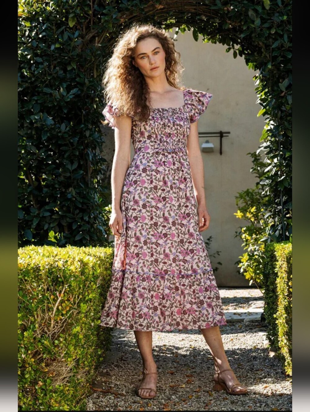 Cleobella Anika Ankle Dress - Kaia Print
